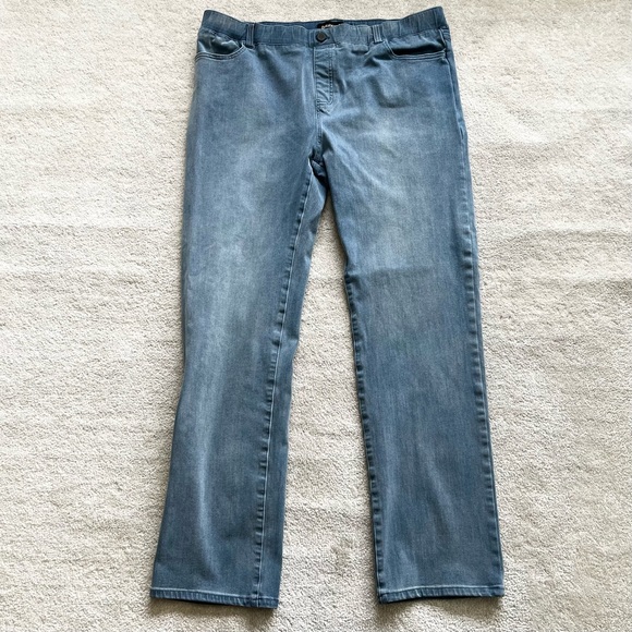 BETABRAND DENIM WORK YOGA PANTS SIZE XXL CASUAL CHIC COMFY STYLISH PULL ON - Picture 8 of 8